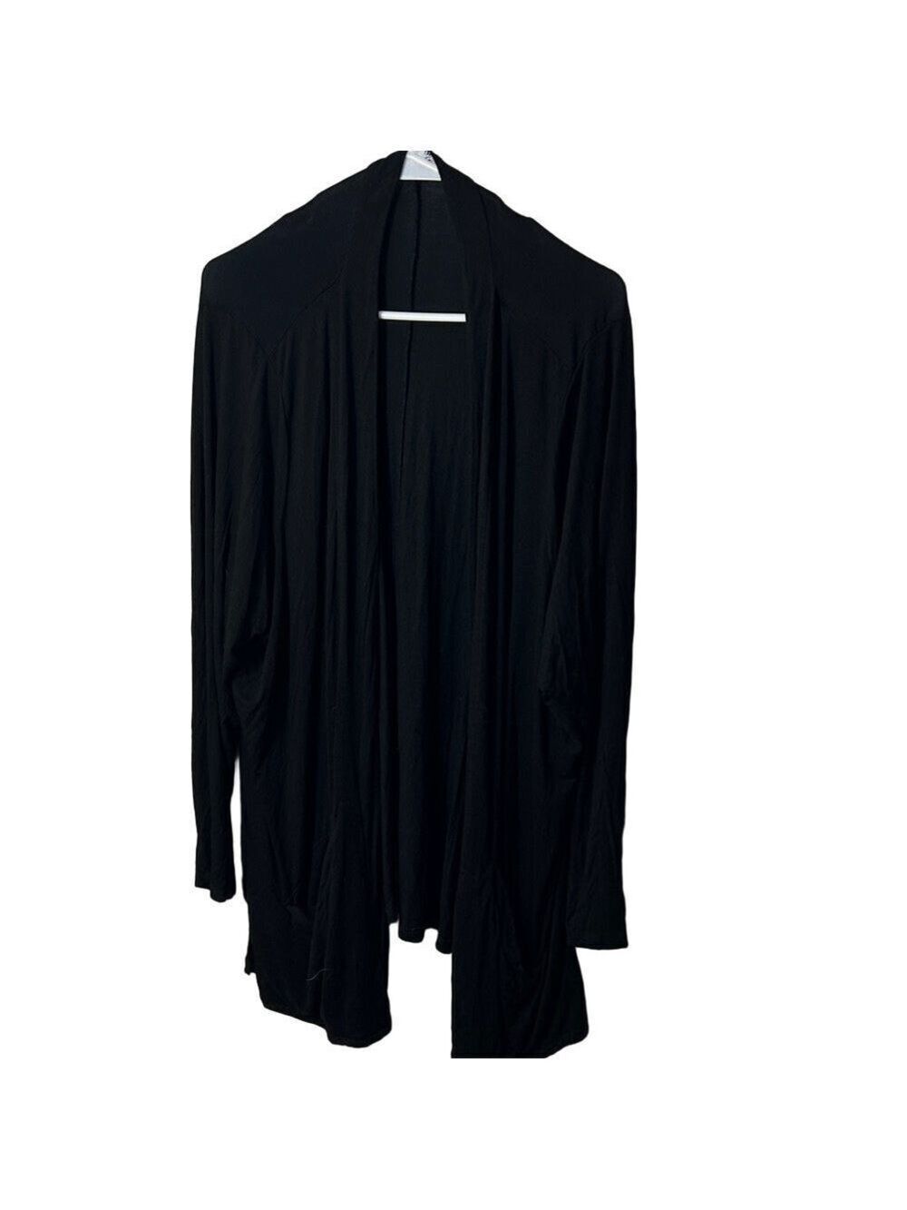 Penningtons Black Knit Long Sleeve Viscose Cardigan Size 3X goth